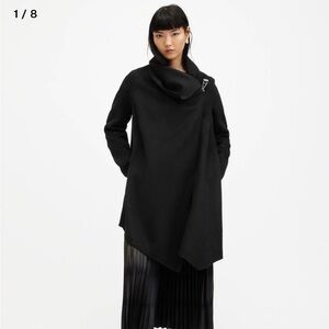 All Saints Monument Eve Wool Blend Coat